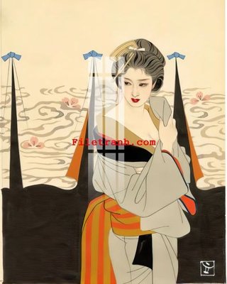 File in trần File gốc in tranh nền tường tổng hợp K60267 (bản gốc 3D) sống động