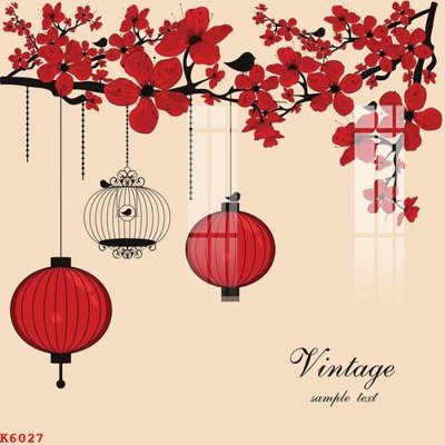 File in ấn File gốc in tranh tổng hợp K6027 (bản gốc) chất lượng cao