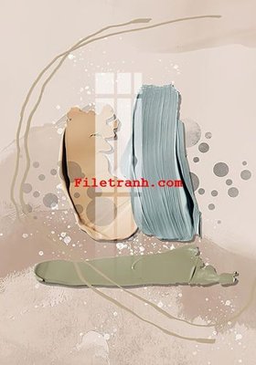 File tranh File gốc in tranh nền tường tổng hợp K60285 (gốc) in film