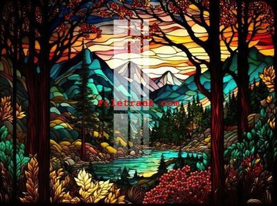 File in mica File gốc in tranh nền tường tổng hợp K60450 (bản gốc) sắc sảo