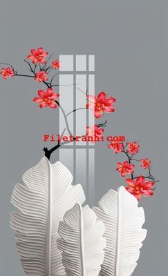 File tranh File gốc in tranh nền tường tổng hợp K60938 (file gốc) chủ đề phong thủy