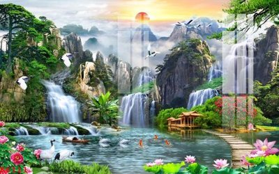 File ảnh gốc File gốc in tranh tổng hợp K6111 (chuyên in mica)