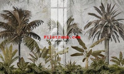 Download file File gốc in tranh nền tường tổng hợp K61113 (chất lượng in ấn)