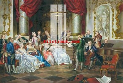 File tranh File gốc in tranh nền tường tổng hợp K61195 (gốc) phong cách tối giản