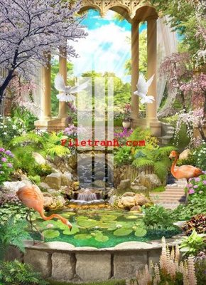 File in trần File gốc in tranh nền tường tổng hợp K61305 (bản gốc) 5D