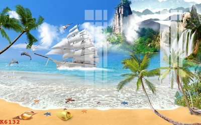 Mua file ảnh gốc File gốc in tranh tổng hợp K6132 (chất lượng cao)