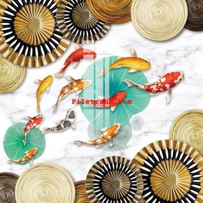 File ảnh File gốc in tranh nền tường tổng hợp K61323 (gốc) cho trang trí nhà hàng