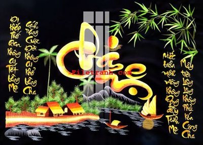 File gốc File gốc in tranh nền tường tổng hợp K61325 (in lụa) chi tiết cao