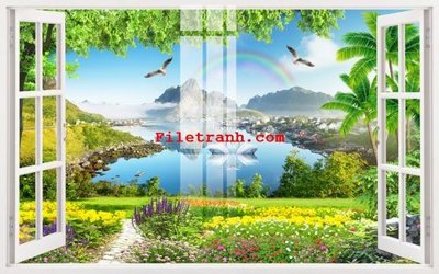 Tải file File gốc in tranh nền tường tổng hợp K61366 (gốc) in trên mọi chất liệu