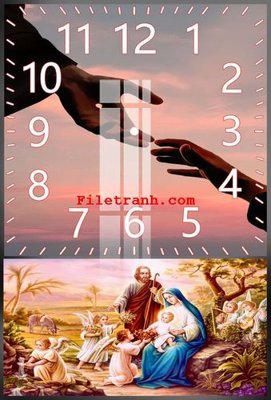 File PSD File gốc in tranh nền tường tổng hợp K61518 (bản gốc) đã tách nền