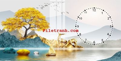 Download file tranh File gốc in tranh nền tường tổng hợp K61521 (file gốc PSD)