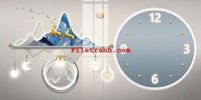 File tranh gốc File gốc in tranh nền tường tổng hợp K61641 chủ đề hiện đại