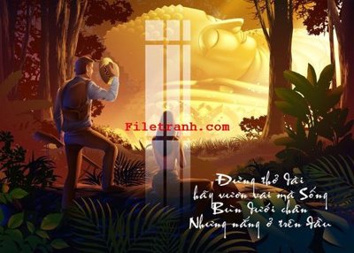 File tranh File gốc in tranh nền tường tổng hợp K61716 (bản gốc) in lụa 5D