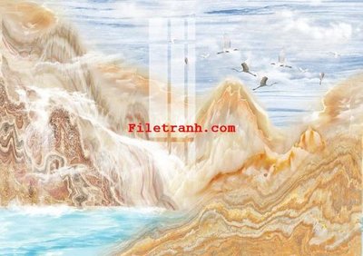 File tranh File gốc in tranh nền tường tổng hợp K61852 (gốc) in trên kính