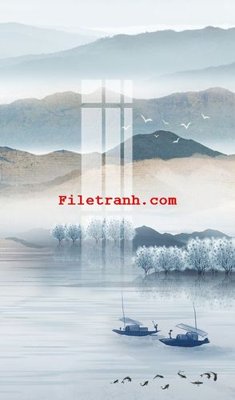 File tranh File gốc in tranh nền tường tổng hợp K61936 (bản gốc) in lụa 5D