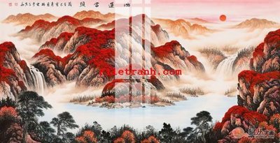 File gốc File gốc in tranh nền tường tổng hợp K62006 (in tráng gương) hiện đại