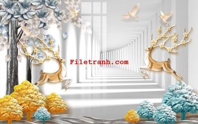 File PSD File gốc in tranh nền tường tổng hợp K62233 (gốc) cho in quảng cáo