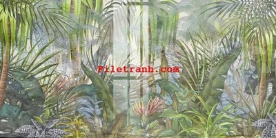 File tranh File gốc in tranh nền tường tổng hợp K62255 (gốc) phong cách tối giản