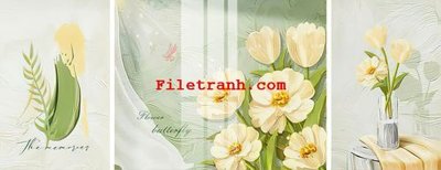 File in mica File gốc in tranh nền tường tổng hợp K62396 (bản gốc) sắc sảo