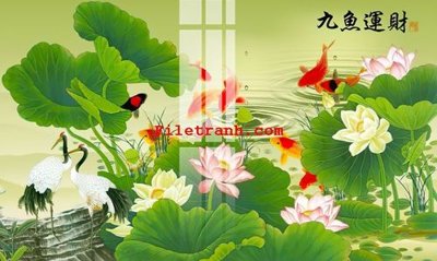 Tải file File gốc in tranh nền tường tổng hợp K62462 (PSD) cho in tranh 3D