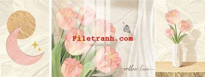 File tranh File gốc in tranh nền tường tổng hợp K62517 (gốc) chủ đề thiên nhiên