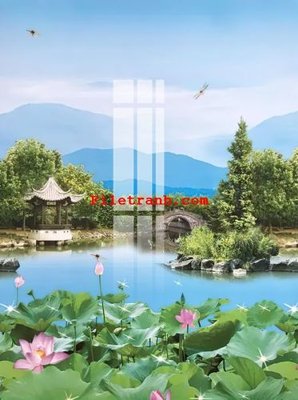 File tranh File gốc in tranh nền tường tổng hợp K62603 (ảnh gốc) in trần 3D