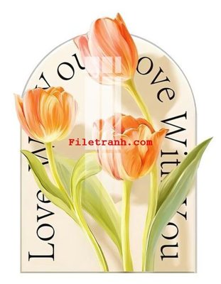 File in mica File gốc in tranh nền tường tổng hợp K62729 (bản gốc) siêu trong