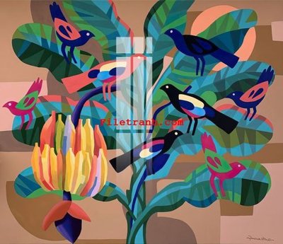 File tranh File gốc in tranh nền tường tổng hợp K62822 (ảnh gốc) in trần 3D