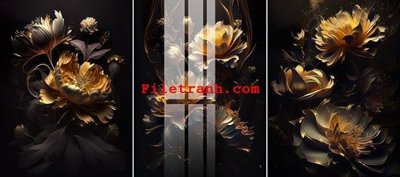 File PSD File gốc in tranh nền tường tổng hợp K62833 (bản gốc) dễ dàng edit