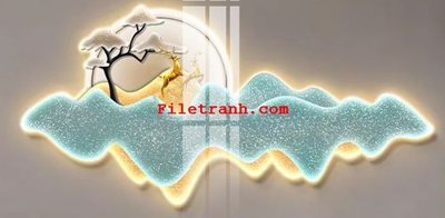 File tranh File gốc in tranh nền tường tổng hợp K62885 (gốc) in backlit film