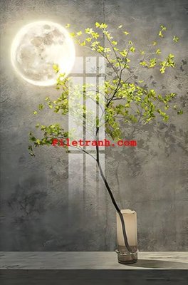 File gốc File gốc in tranh nền tường tổng hợp K62902 (phong cách) tối giản