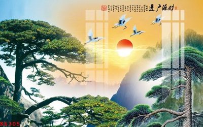 Download file File gốc in tranh tổng hợp K6305 (gốc) in mica ốp bếp