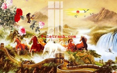 Download file gốc File gốc in tranh nền tường tổng hợp K63172 (in lụa) hoa lá