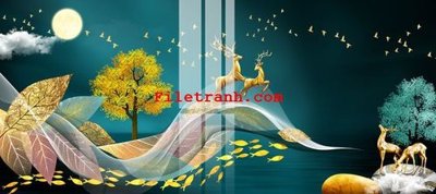 File tranh File gốc in tranh nền tường tổng hợp K63283 (ảnh gốc) độ nét vượt trội