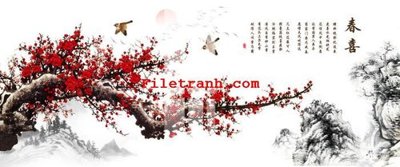 File tranh File gốc in tranh nền tường tổng hợp K63422 (bản gốc) treo phòng ăn