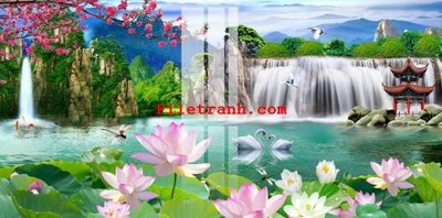 File tranh File gốc in tranh nền tường tổng hợp K63765 (gốc) in backlit film