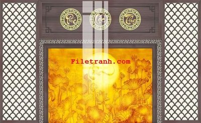 File ảnh gốc File gốc in tranh nền tường tổng hợp K63834 (chuyên in mica)