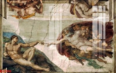 File gốc File gốc in tranh tổng hợp K6386 (in lụa) họa tiết 3D