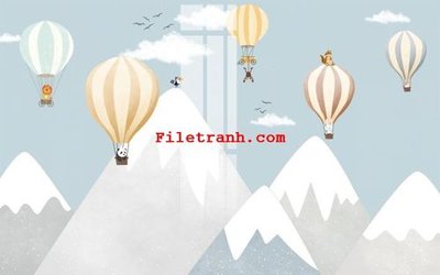 File tranh PSD File gốc in tranh nền tường tổng hợp K63920 chất lượng cao