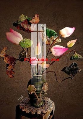 File PSD File gốc in tranh nền tường tổng hợp K64165 (chất lượng in ấn)