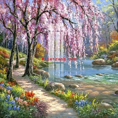 File gốc File gốc in tranh nền tường tổng hợp K64218 (in tráng gương) ốp tường