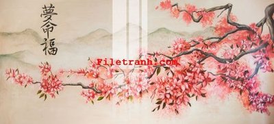 File gốc File gốc in tranh nền tường tổng hợp K64303 (in mica) trang trí