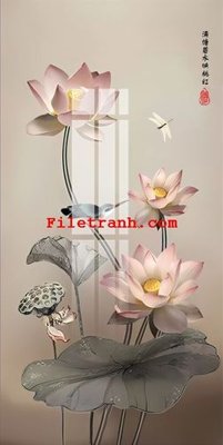 File tranh gốc in trần nhà File gốc in tranh nền tường tổng hợp K64323 3D