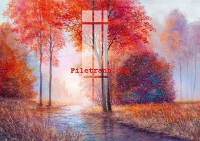 File gốc in ấn File gốc in tranh nền tường tổng hợp K64489 độ phân giải cao