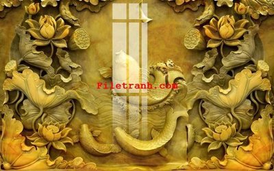 Ảnh gốc File gốc in tranh nền tường tổng hợp K64899 (nét căng) in mica