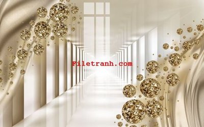 File gốc File gốc in tranh nền tường tổng hợp K65240 (in tráng gương) sang trọng