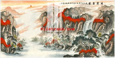 File tranh File gốc in tranh nền tường tổng hợp K65261 (gốc) chủ đề thành phố