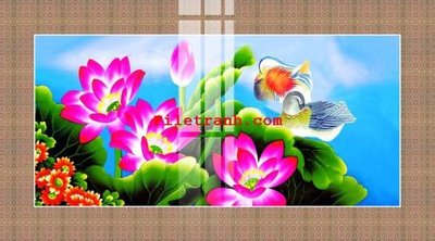 Download file File gốc in tranh nền tường tổng hợp K65269 (chuẩn in) chất lượng cao