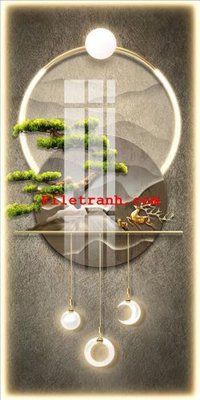 File gốc File gốc in tranh nền tường tổng hợp K65326 (PNG) không nền chất lượng