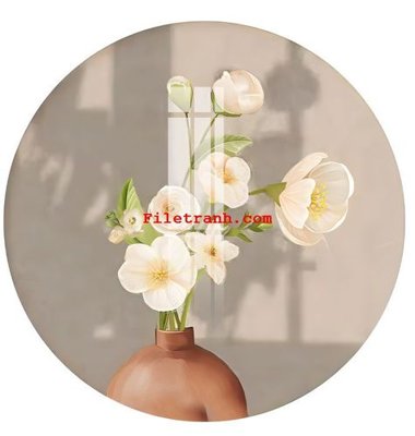 File gốc File gốc in tranh nền tường tổng hợp K65366 (in tráng gương) hiện đại